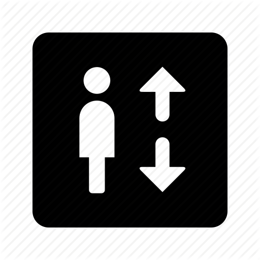 Direction, Down, Elevator, Lift, Up Icon