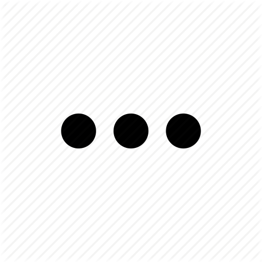 Dot, Ellipsis, More, Options, Preferences, Setting, Settings Icon