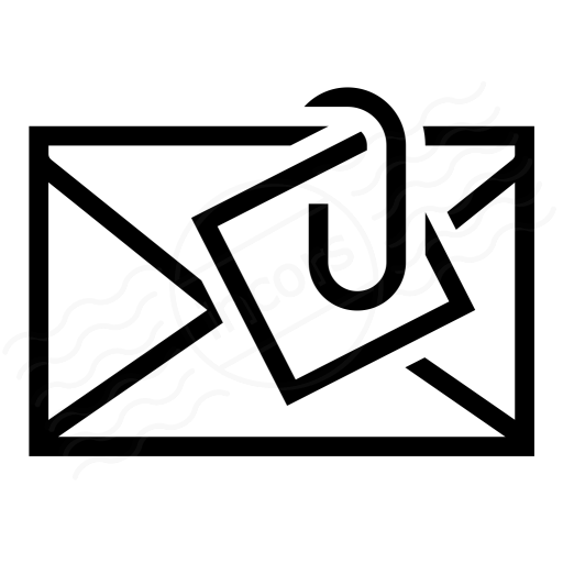 Iconexperience I Collection Mail Attachment Icon