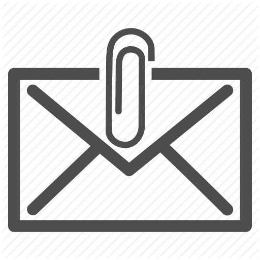 Attach Message, Attachment, Envelope, Letter, Mail, Paper Clip