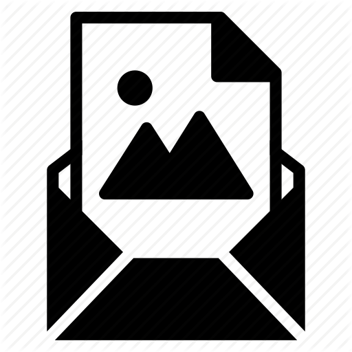 Attachment, Email, File, Image, Photo, Send Icon