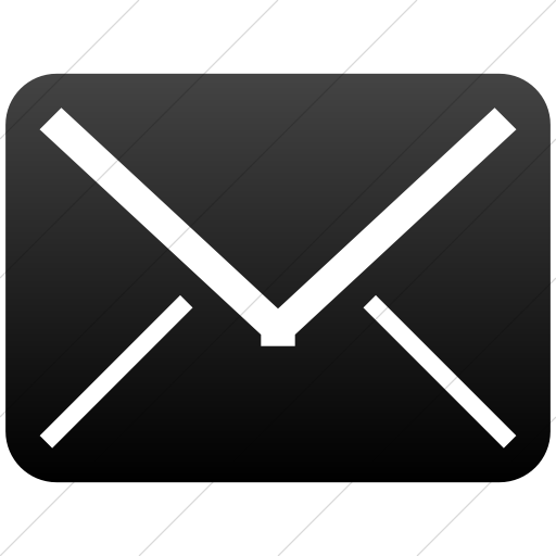 Simple Black Gradient Broccolidry Email Icon