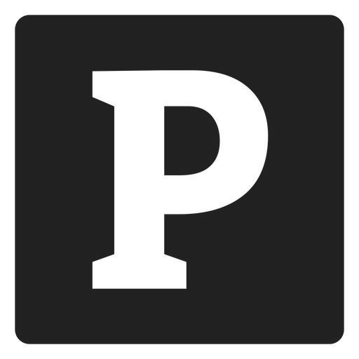 Parking Sign Square Icon