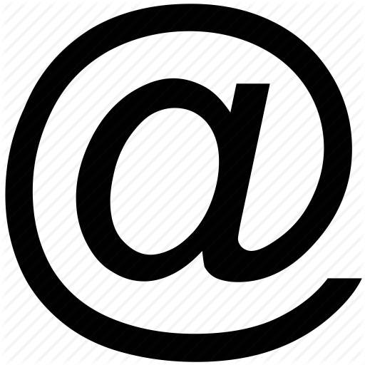 Email Address Icon White Free Icons