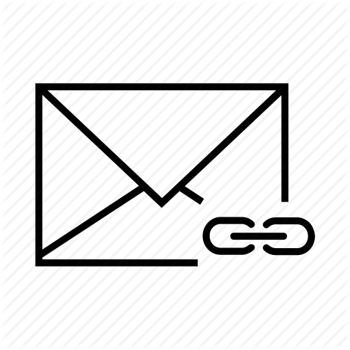 E Mail, Email, Envelope, Insert Link, Link Icon