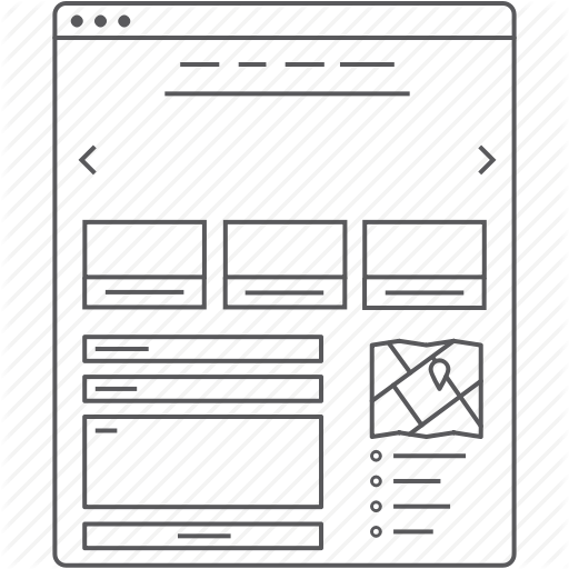 Contact, Email, Layout, Template Icon