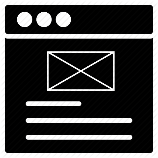 Design, Email, Ui, Website Icon
