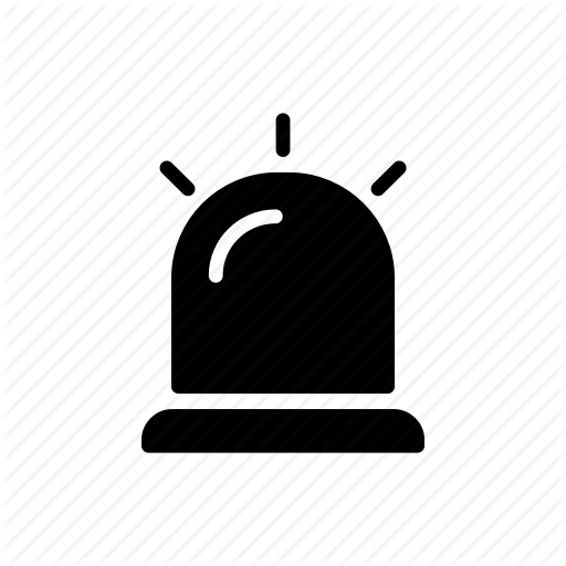 Alarm, Alert, Emergency, Light, Siren Icon