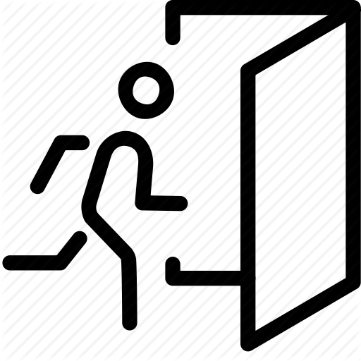 Emergency Exit Icon