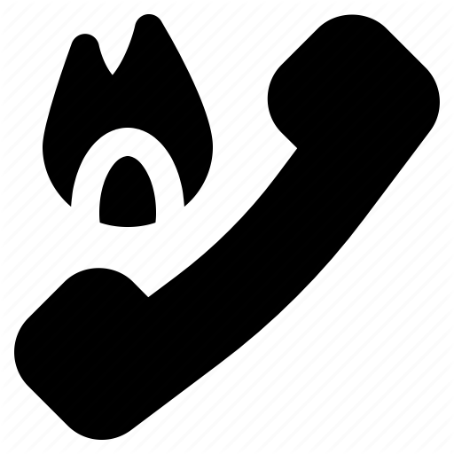 Call, Communication, Emergency, Fire, Phone Icon