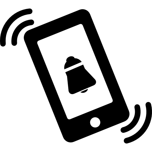 Phone Alarm Bell Ringing Symbol Icons Free Download