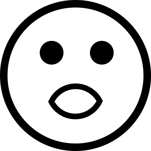 Surprised Emoticon Icons Free Download