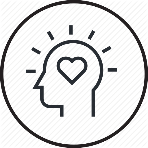 Brain, Emotion, Human, Line, Love, Process Icon