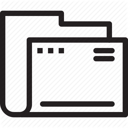 Business, Data, Document, Empty, Folder, Office, Storage Icon