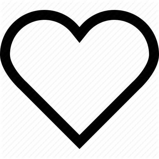 Empty, Favorite, Heart, Love, Valentine's Day Icon