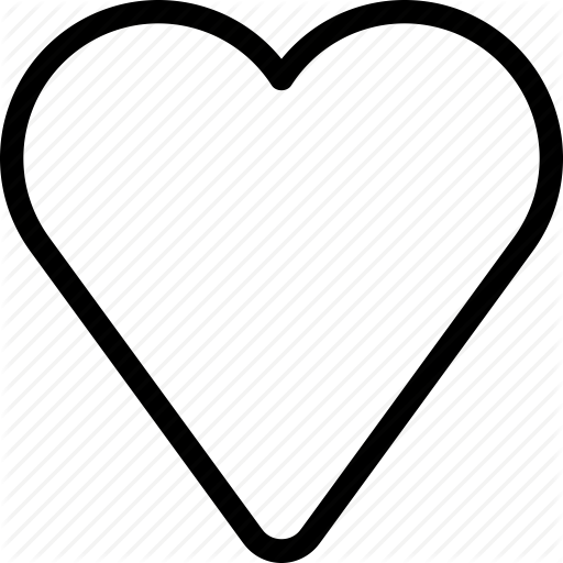 Empty, Favorite, Hearts, Like, Love Icon