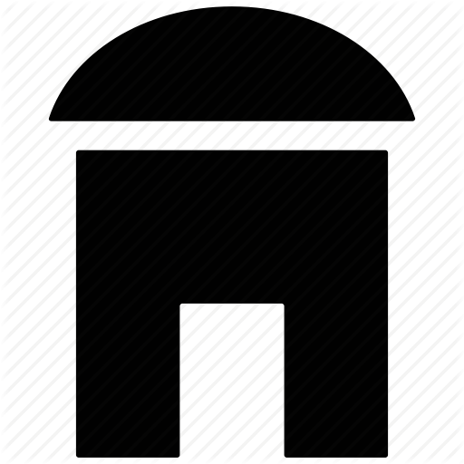 Halloween, Mausoleum, Round Roof Building, Tomb Icon