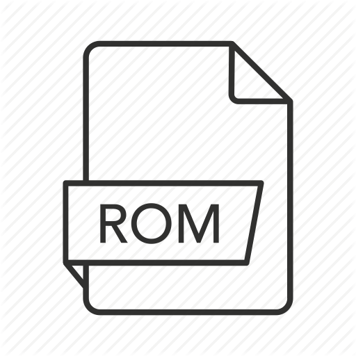 Rom, Read Only Memory, Rom Document, Rom File, Rom Icon, Rom