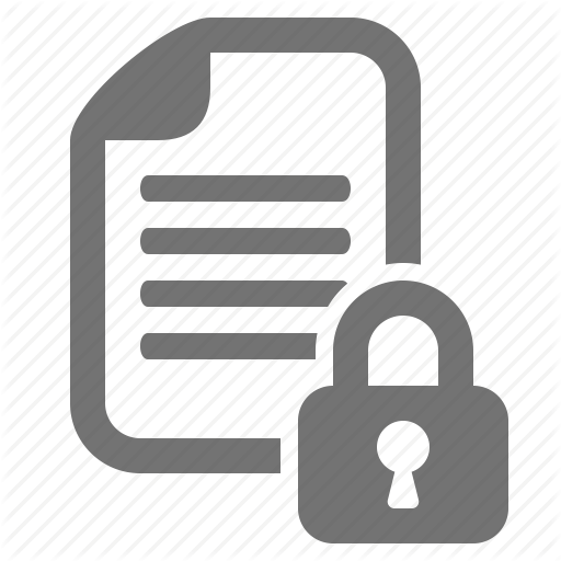Data, Document, Encryption, File, Lock, Protection, Security Icon