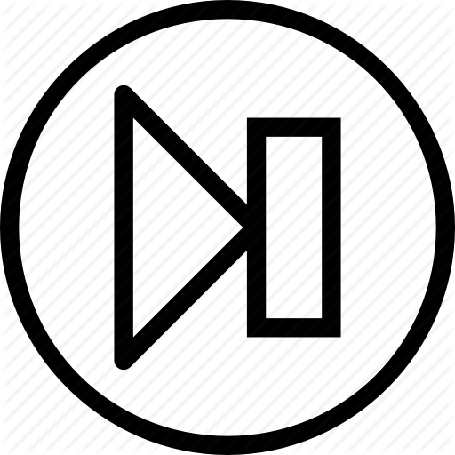 Direction, End, Finish, Media End Icon