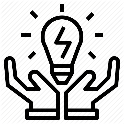 Electricity, Energy, Hand, Light, Saving Icon