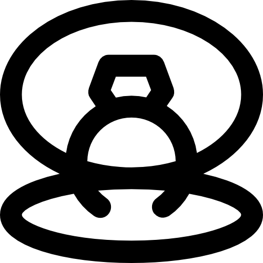 Engagement Ring Icon Celebration And Party Collection Vectors