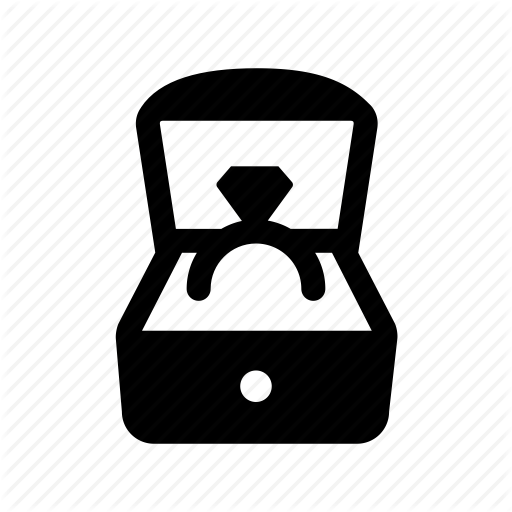 Box, Engagement, Right, Wedding Icon