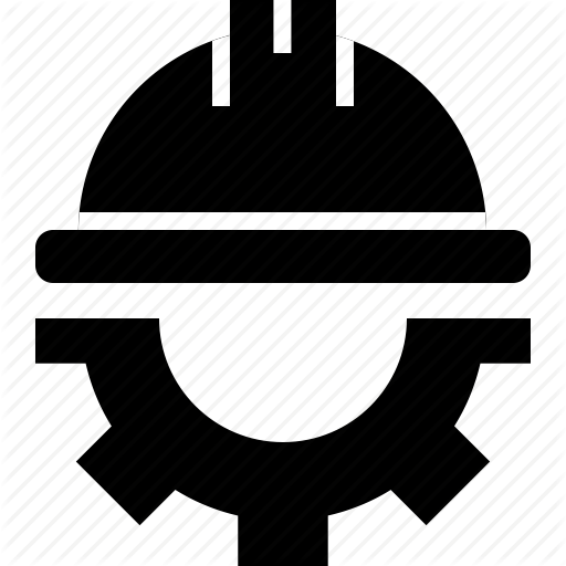 Civil, Engineer, Helmet, Protection, Safety, Setting Icon