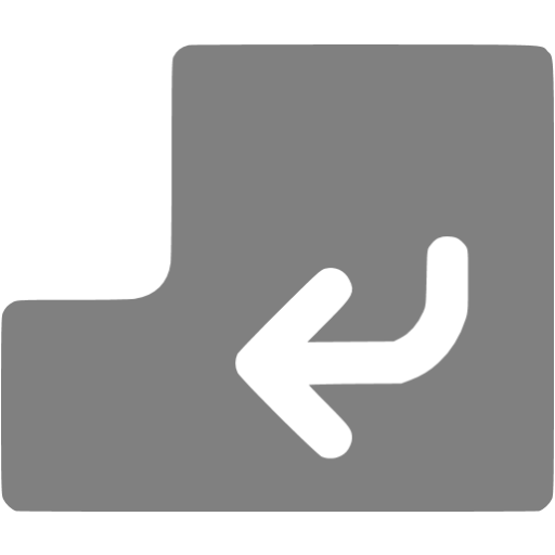 Gray Enter Icon