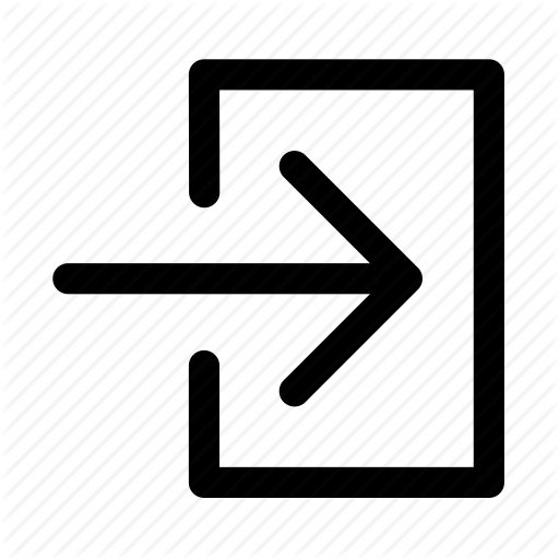 Enter, In, Log Icon