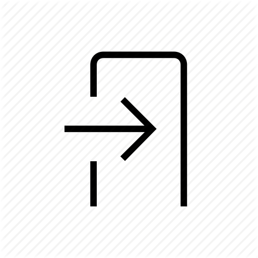 Arriving, Enter, Home, Room Icon