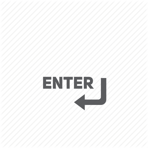 Enter, Key Icon