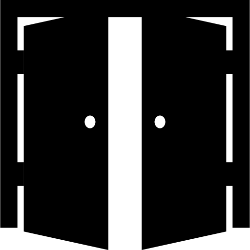 Doors Opened Entrance Icons Free Download