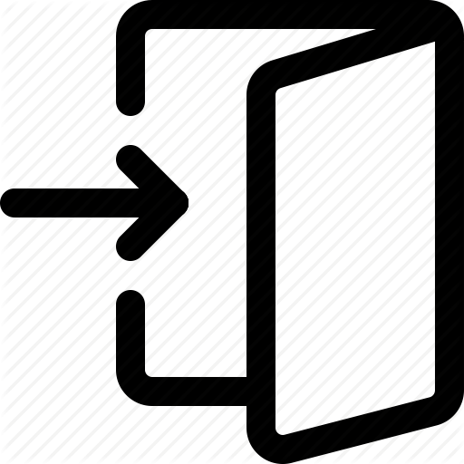 Enter, Entrance, Exit, In, Log In, Logging N