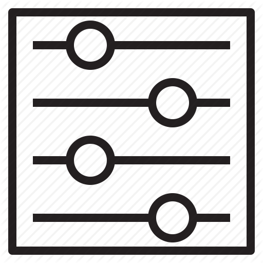 Eq, Equalizer Icon