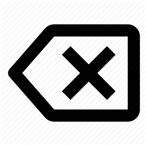 Backspace, Delete, Erase Icon