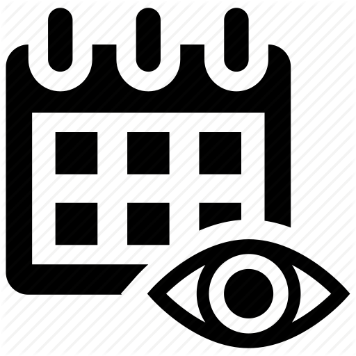 Calendar, Eye, History, Planing, Planner, Show, View Icon