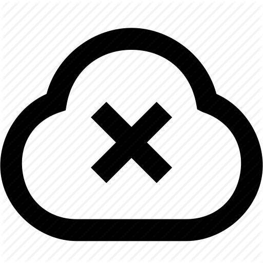 Alart, Close, Cloud, Error Icon