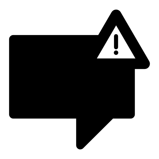 Comment Error Icon Free Icons Download