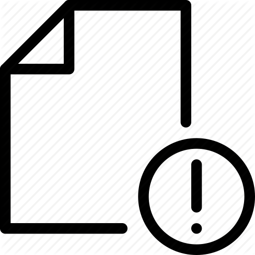 Alert, Data, Document, Error, File, Paper, Warning Icon