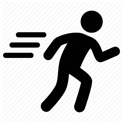 Escape, Run, Running Icon