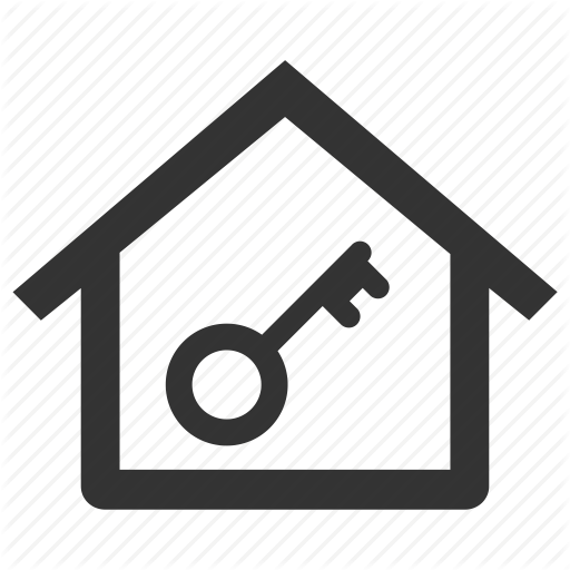 Estate, Home, House, Key, Lock, Property, Rental Icon