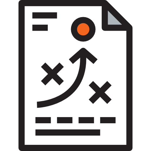 Plan Flat Black Icon