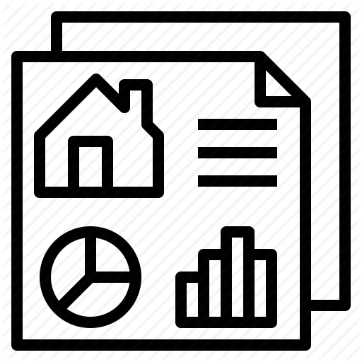 Bar, Chart, Estate, House, Pie, Planning Icon