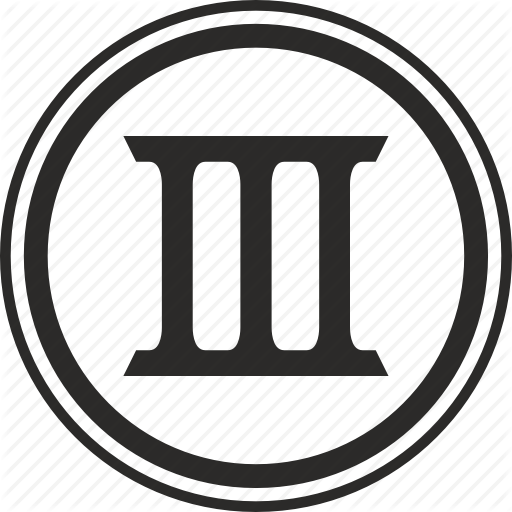 Medal, Number, Place, Roman, Sign, Trird Icon