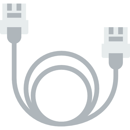 Ethernet, Cable, Connector Icon