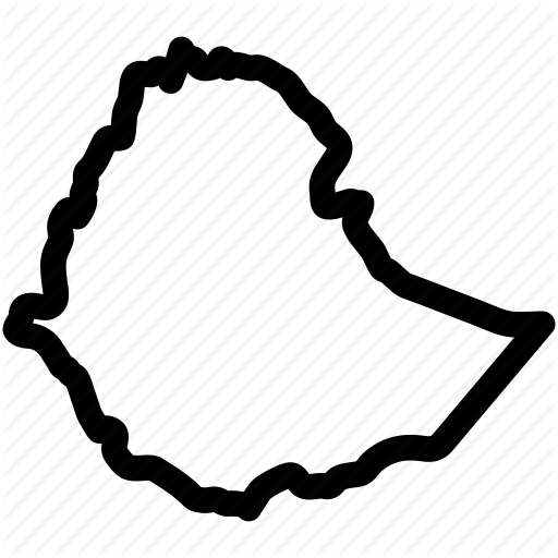 Ethiopia, Ethiopia Country, Ethiopia Map Icon