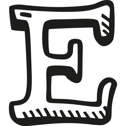 Etsy, Hand Drawn, Social, Sketch, Doodle Icon