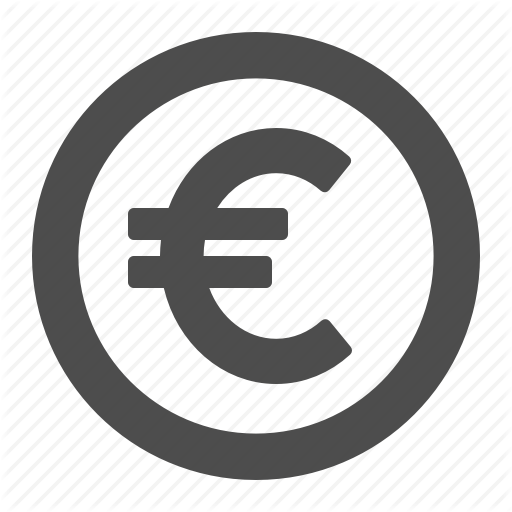 Coin, Currency, Euro Icon