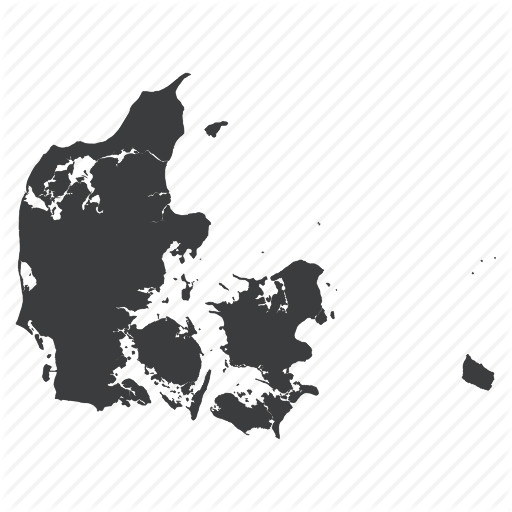 Country, Danish, Denmark, European, Location, Map, Navigation Icon